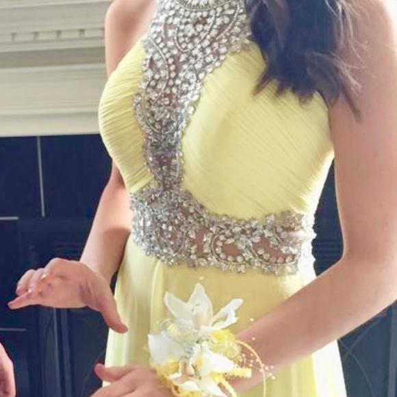 Yellow Prom Dress - Picture 3 of 8
